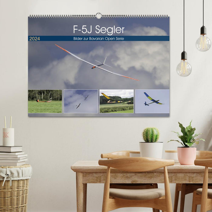 F-5J glider, pictures from the Bavarian Open series (CALVENDO wall calendar 2024) 