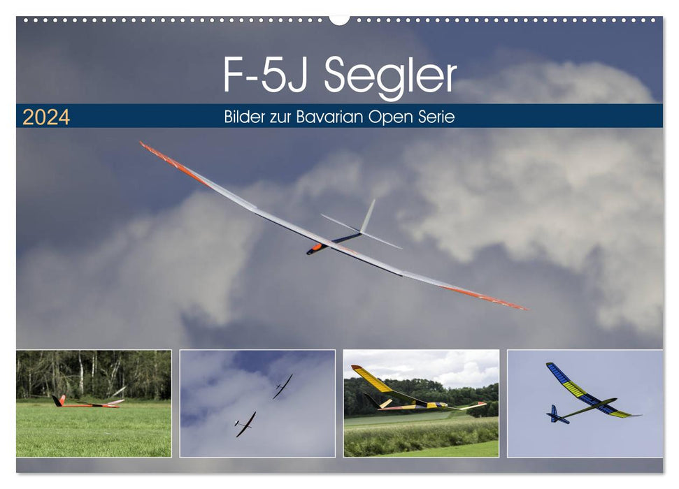 F-5J glider, pictures from the Bavarian Open series (CALVENDO wall calendar 2024) 