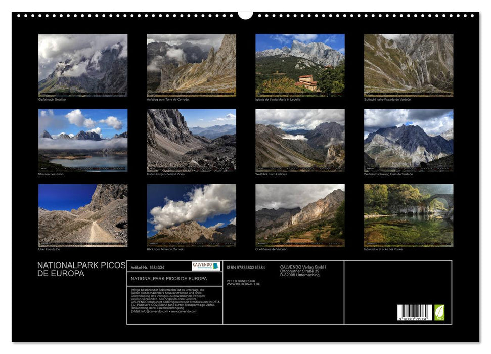 NATIONALPARK PICOS DE EUROPA (CALVENDO Wandkalender 2024)