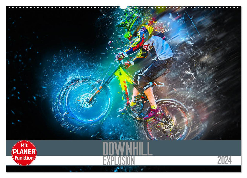 Downhill Explosion (CALVENDO Wandkalender 2024)