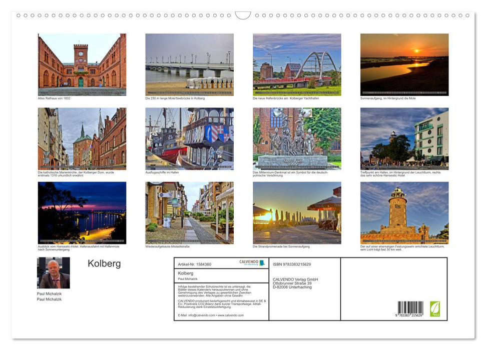 Kolberg (CALVENDO wall calendar 2024) 