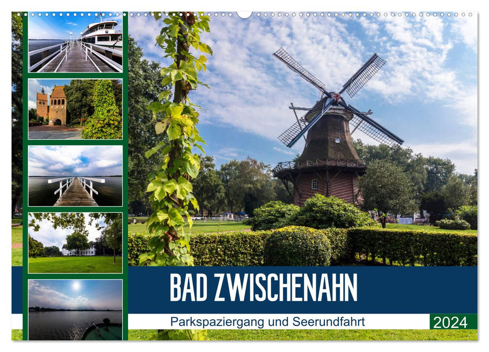 Bad Zwischenahn, Parkspaziergang und Seerundfahrt (CALVENDO Wandkalender 2024)