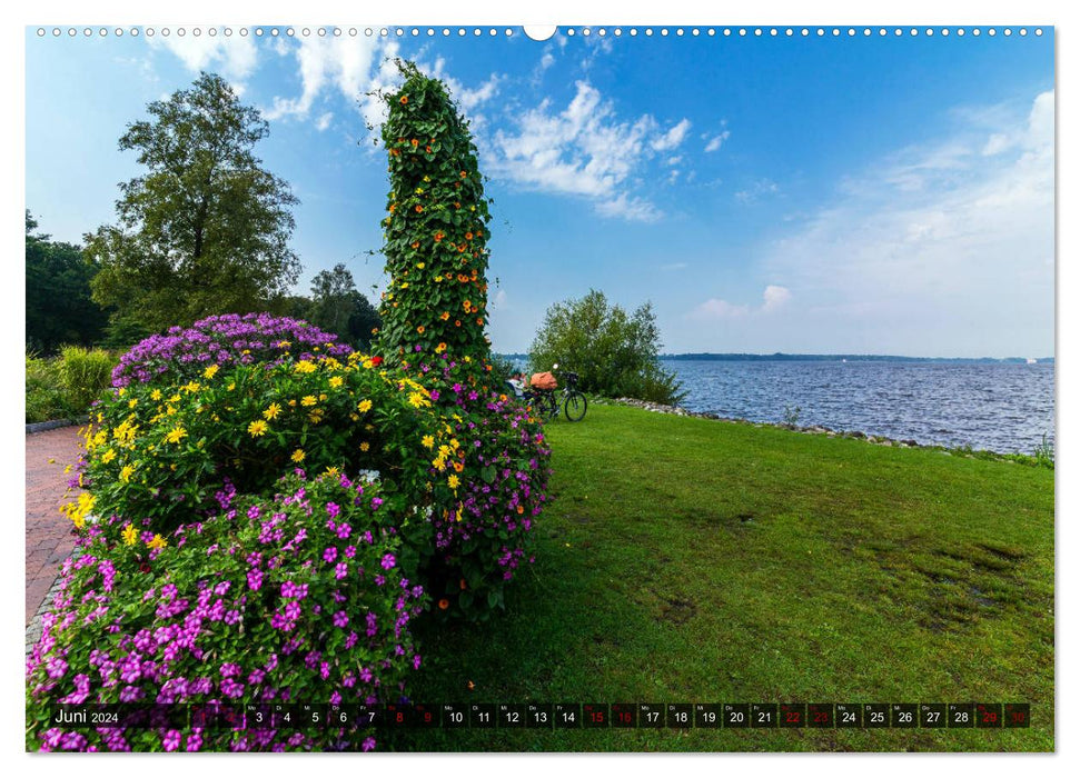 Bad Zwischenahn, promenade dans le parc et visite du lac (calendrier mural CALVENDO 2024) 