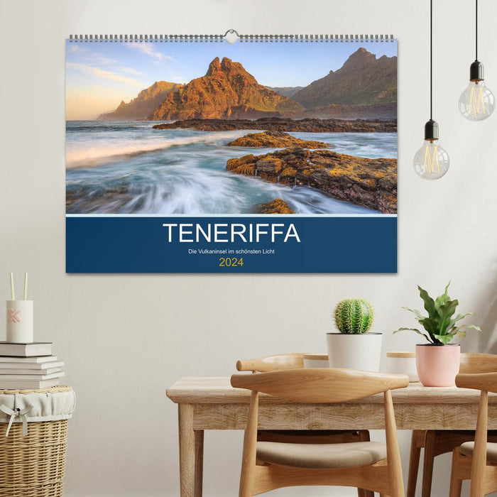 Tenerife - L'île volcanique sous son plus beau jour (Calendrier mural CALVENDO 2024) 
