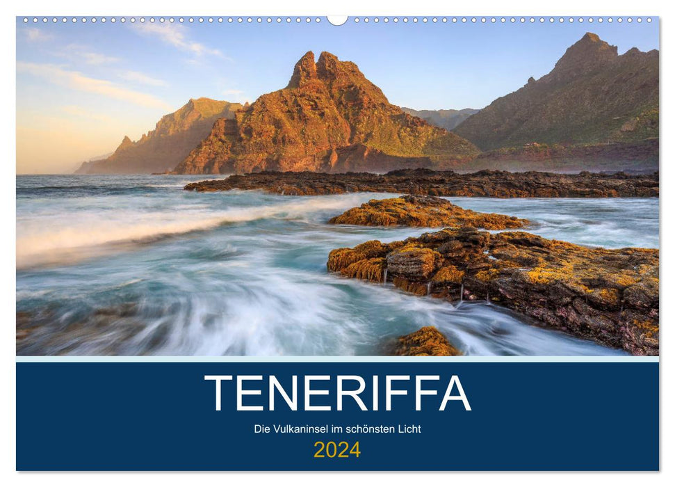Tenerife - L'île volcanique sous son plus beau jour (Calendrier mural CALVENDO 2024) 