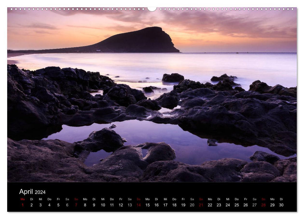 Tenerife - The volcanic island in the most beautiful light (CALVENDO wall calendar 2024) 