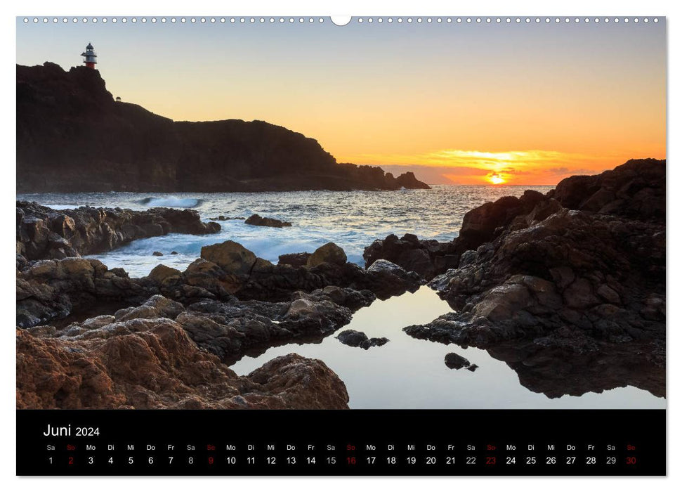 Tenerife - The volcanic island in the most beautiful light (CALVENDO wall calendar 2024) 