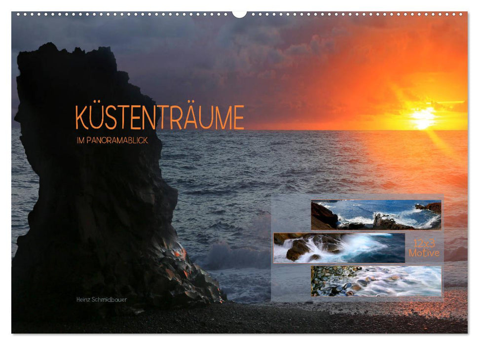 Küstenträume im Panoramablick (CALVENDO Wandkalender 2024)