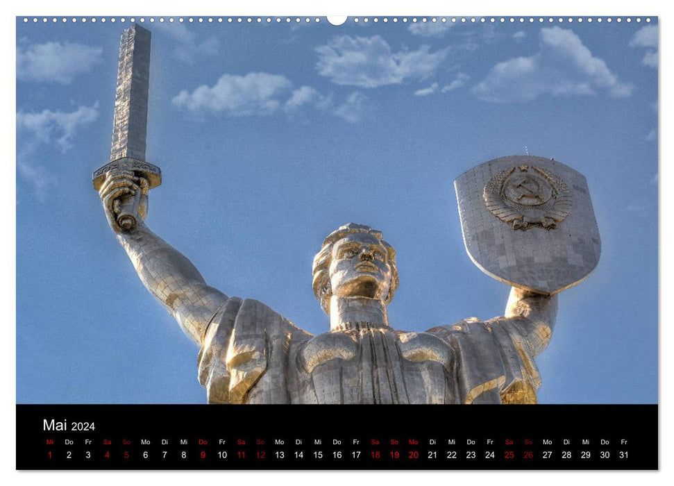 Unterwegs in Kiew (CALVENDO Premium Wandkalender 2024)