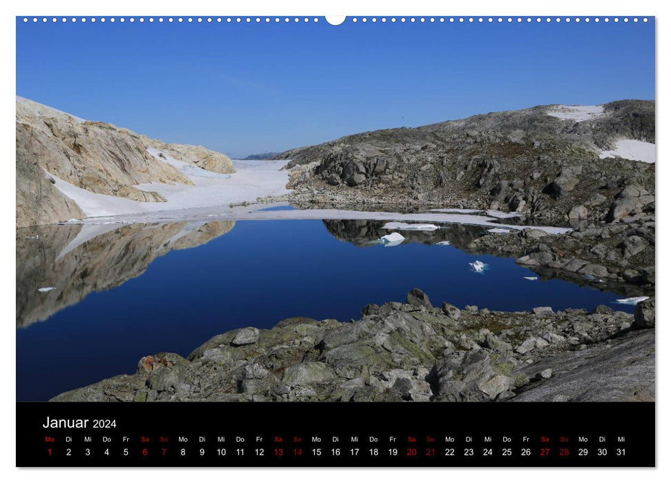 Dans l'extrême nord - impressions de Norvège (calendrier mural CALVENDO 2024) 