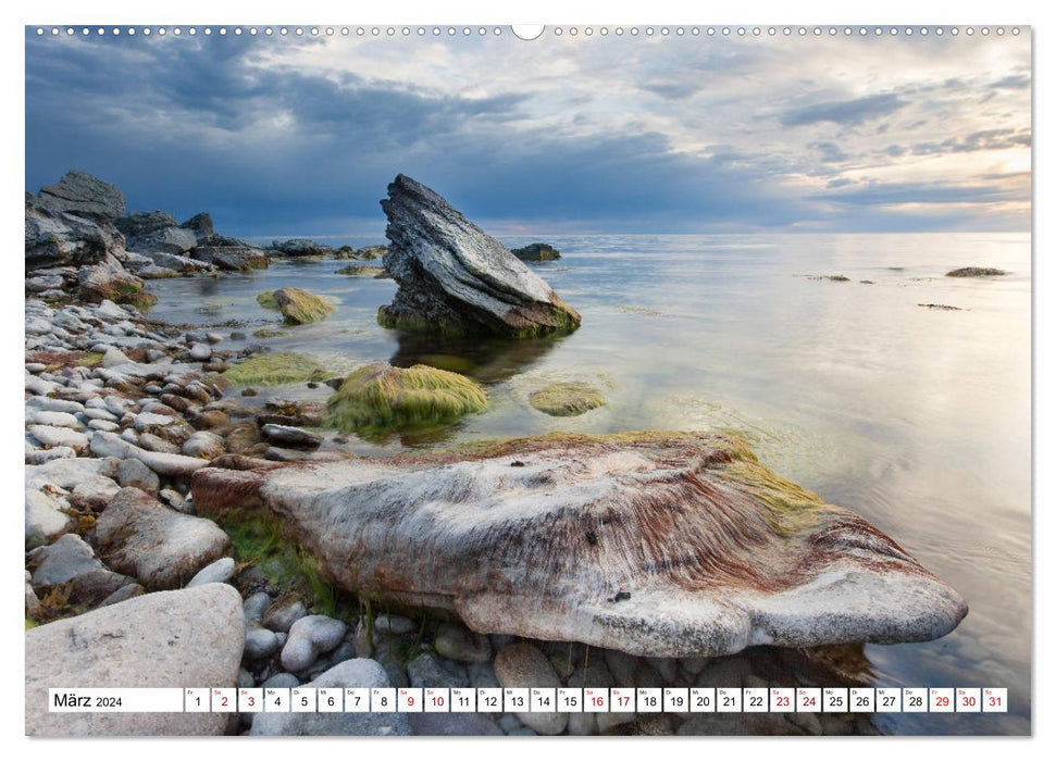 Gotland - île ensoleillée de la mer Baltique (calendrier mural CALVENDO 2024) 