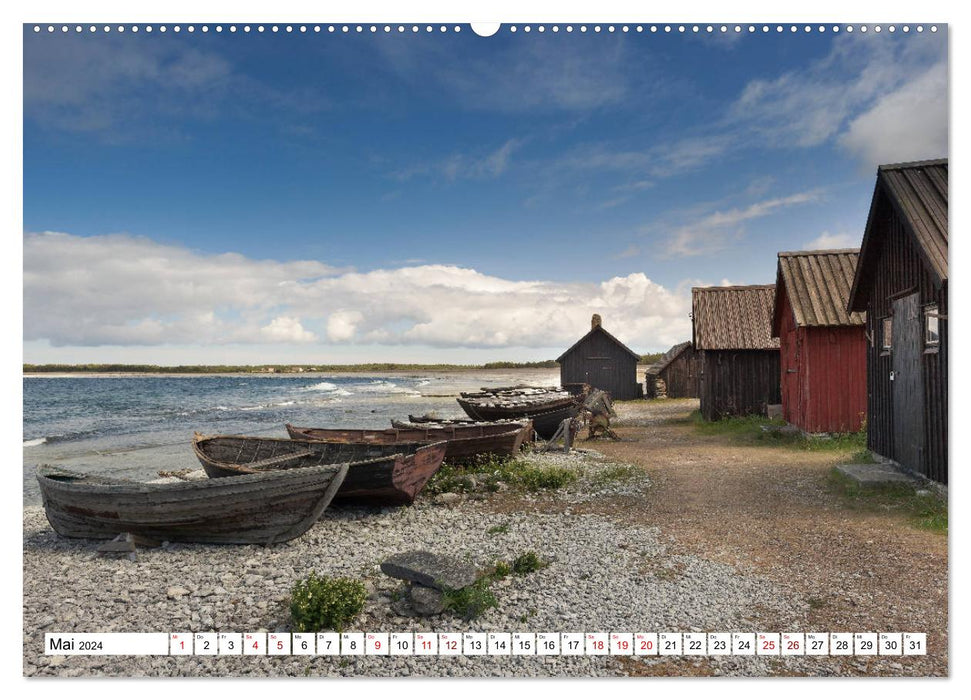 Gotland - île ensoleillée de la mer Baltique (calendrier mural CALVENDO 2024) 