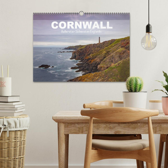Cornwall - Far South West of England (CALVENDO Wall Calendar 2024) 