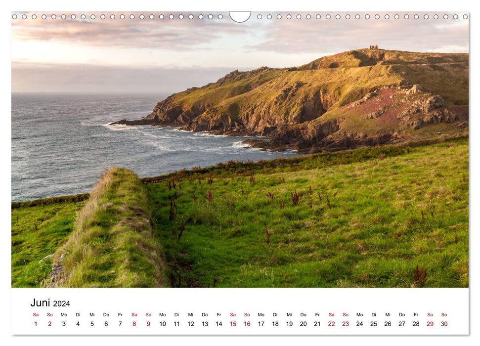 Cornwall - Far South West of England (CALVENDO Wall Calendar 2024) 