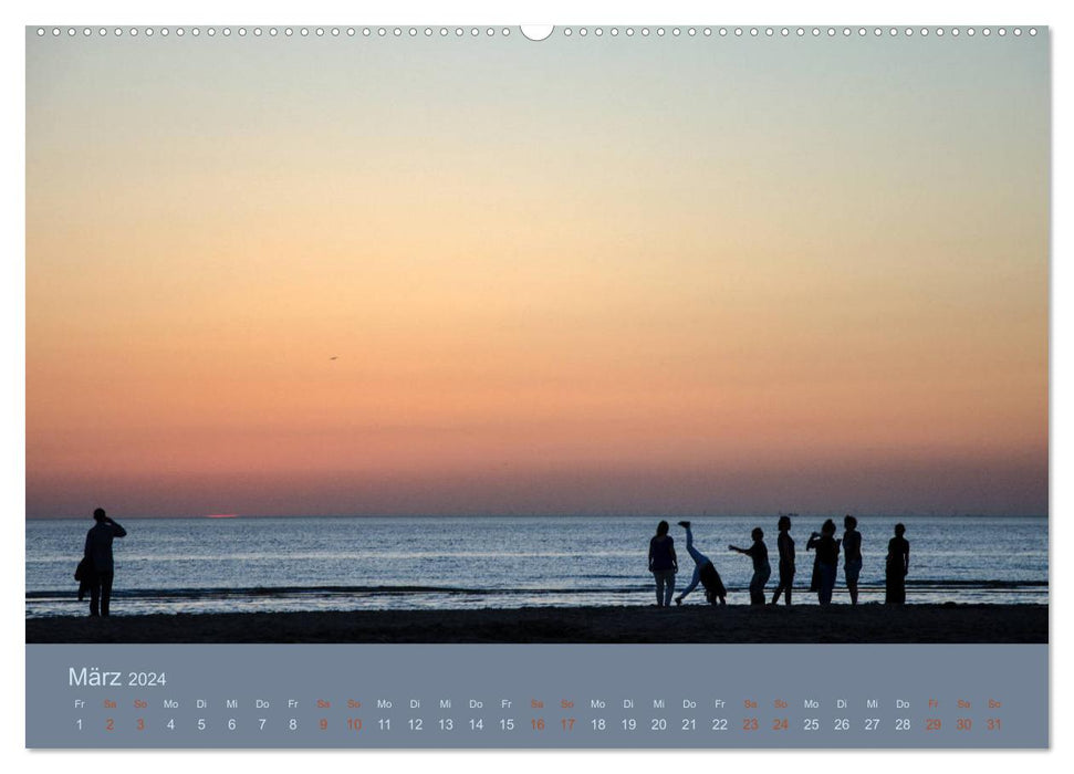 Journée à la mer (Calendrier mural CALVENDO 2024) 