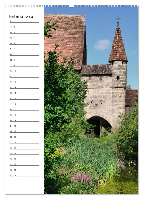 Dinkelsbühl - Romantisches Kleinod (CALVENDO Wandkalender 2024)