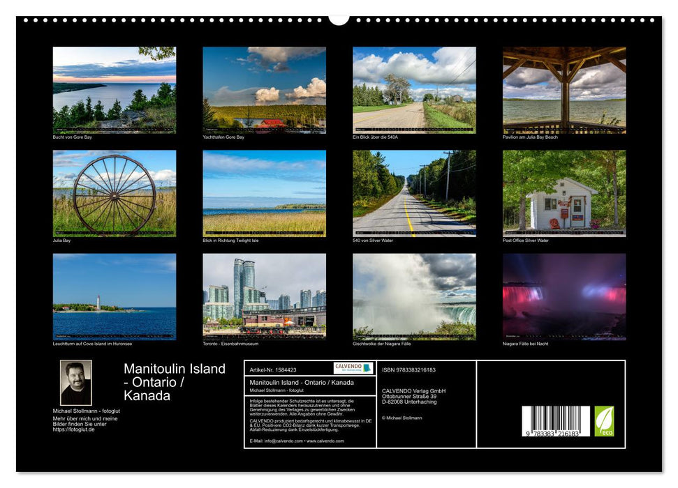 Manitoulin Island - Ontario / Canada (CALVENDO Premium Wall Calendar 2024) 