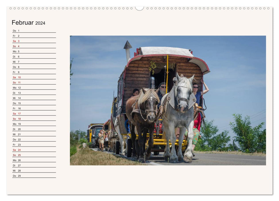 Circus Bidon - Nostalgic Journey (CALVENDO Premium Wall Calendar 2024) 