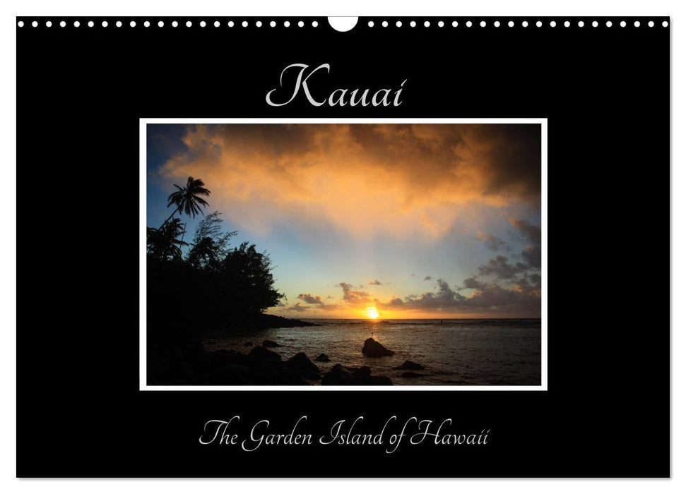 Kauai – L'île jardin (calendrier mural CALVENDO 2024) 