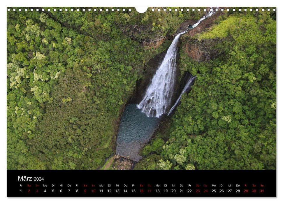 Kauai - The Garden Island (CALVENDO Wandkalender 2024)