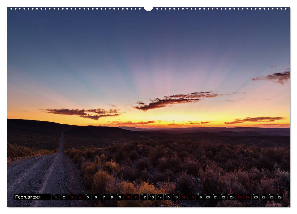 Afrique du Sud - De la steppe à l'océan (Calendrier mural CALVENDO 2024) 