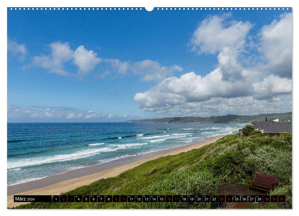 Afrique du Sud - De la steppe à l'océan (Calendrier mural CALVENDO 2024) 