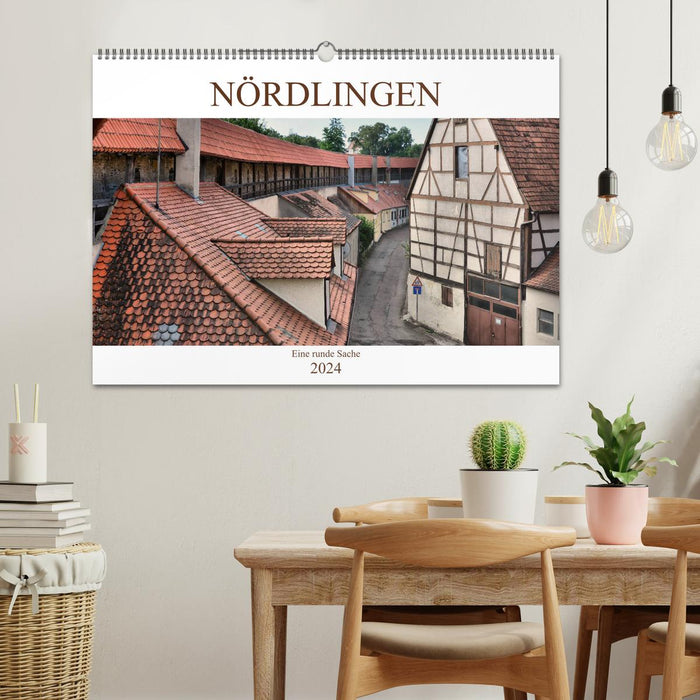 Nördlingen - A well-rounded affair (CALVENDO wall calendar 2024) 