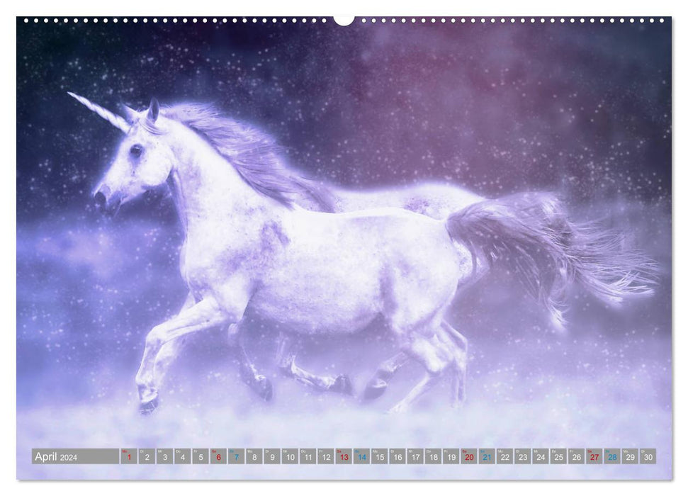 Mythical animal unicorn (CALVENDO wall calendar 2024) 