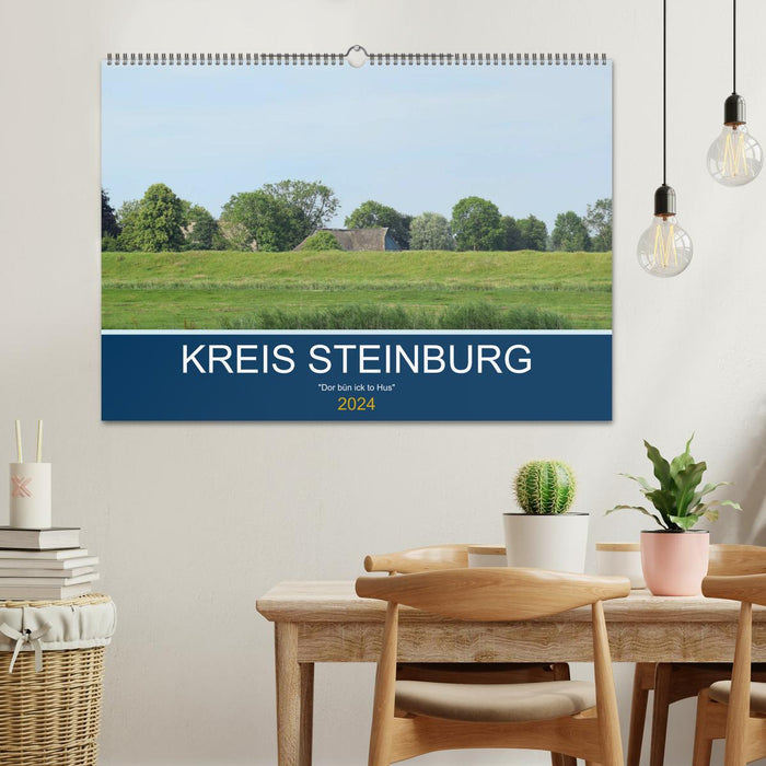 Steinburg district (CALVENDO wall calendar 2024) 