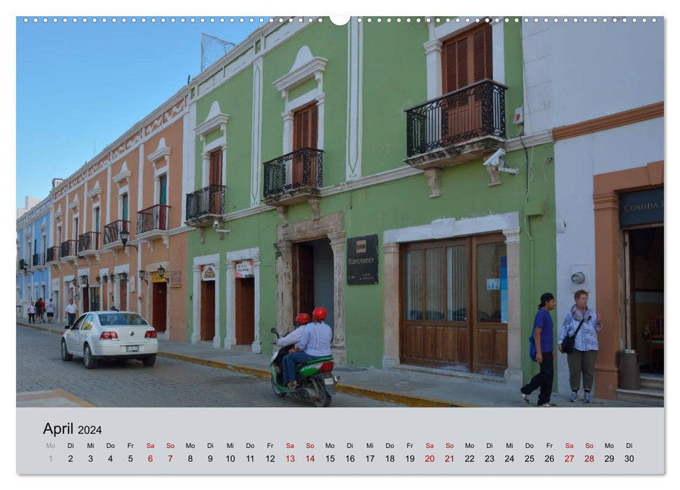 Mexique - Aller-retour (Calvendo Premium Wall Calendar 2024) 