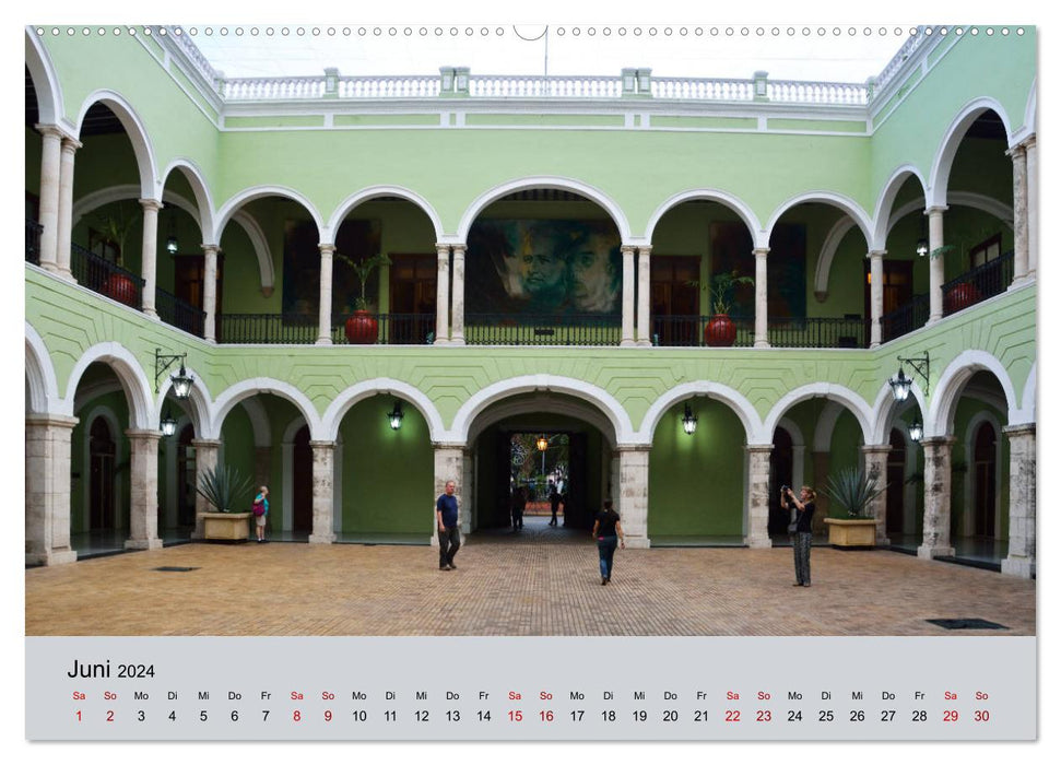 Mexique - Aller-retour (Calvendo Premium Wall Calendar 2024) 