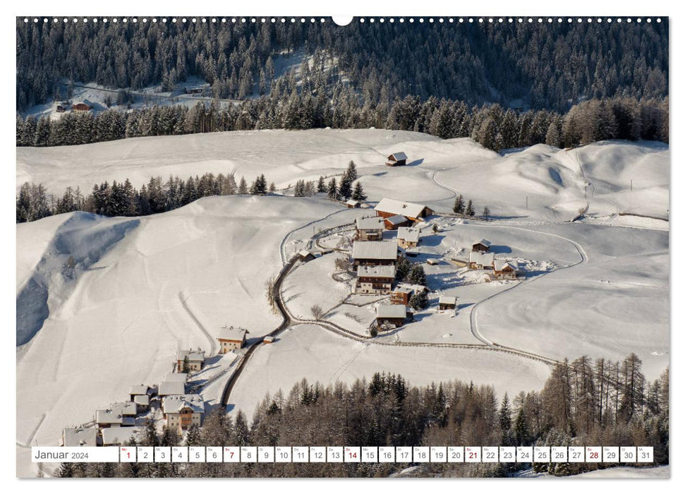 Typiquement Tyrol du Sud (calendrier mural CALVENDO 2024) 