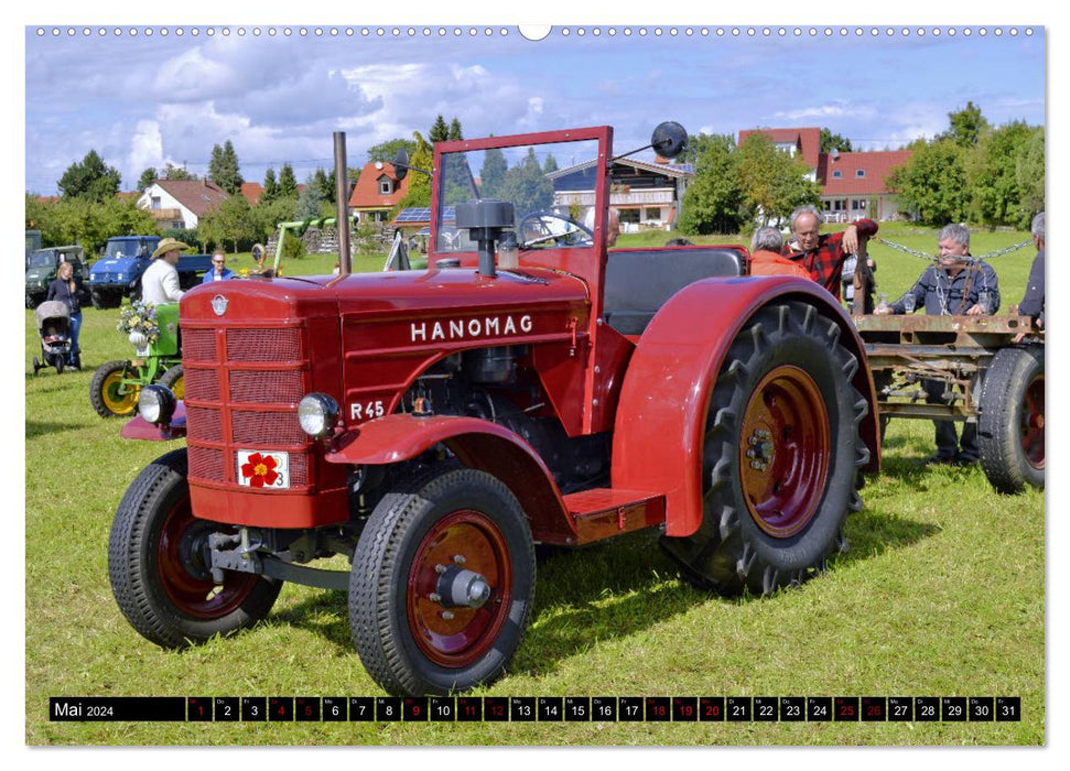 Tugboat meeting on the Heersberg in Burgfelden (CALVENDO Premium Wall Calendar 2024) 