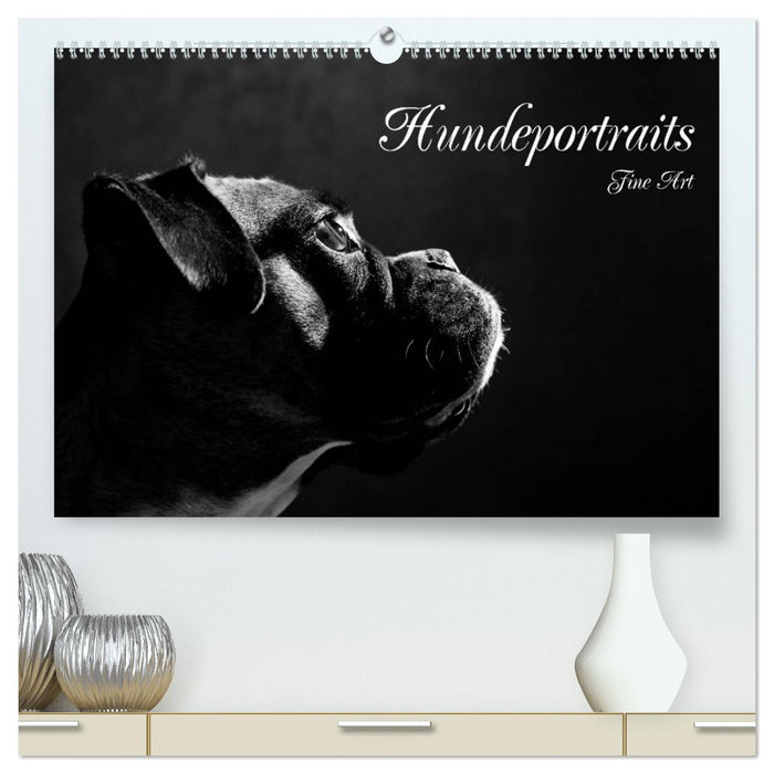 Dog Portraits Fine Art (CALVENDO Premium Wall Calendar 2024) 