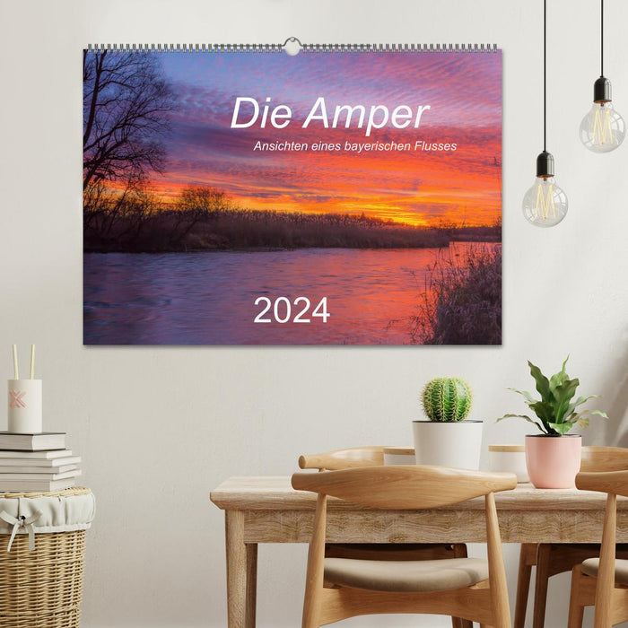 The Amper - views of a Bavarian river (CALVENDO wall calendar 2024) 