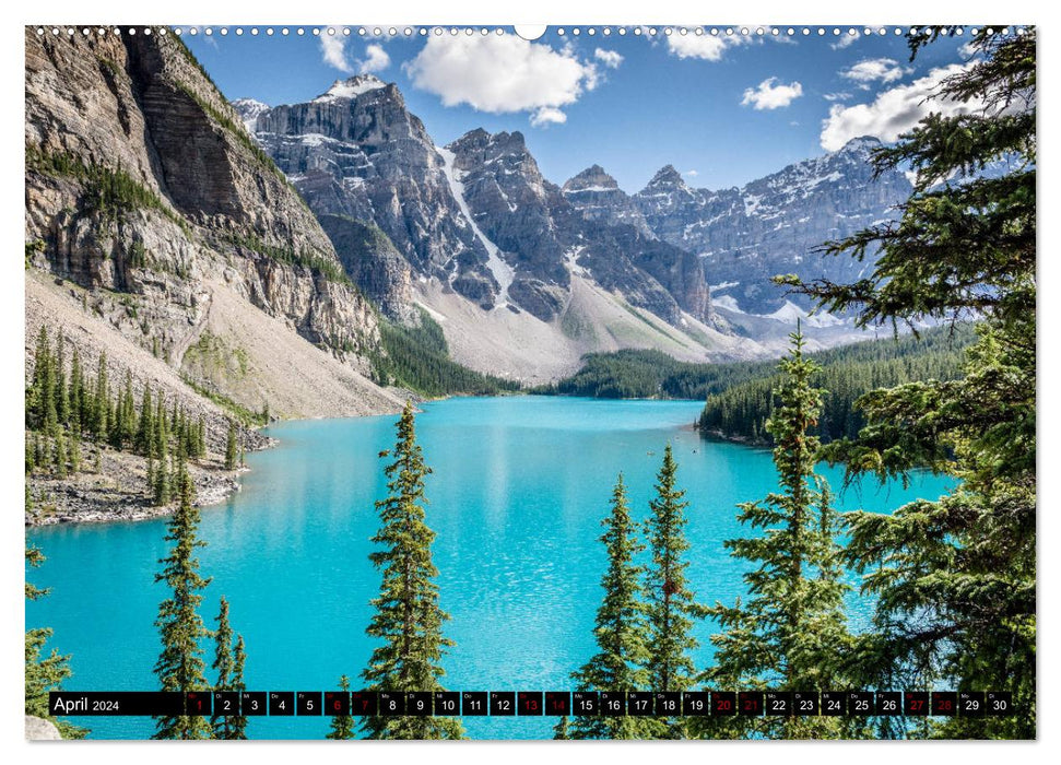 Montagnes Rocheuses du Canada (calendrier mural CALVENDO 2024) 