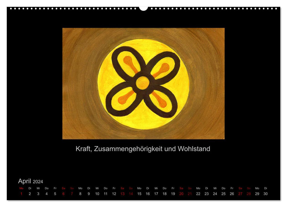 Symbol painting (CALVENDO wall calendar 2024) 