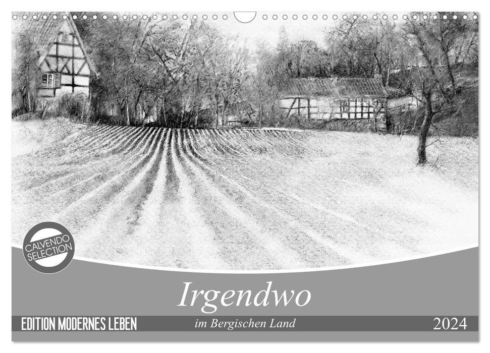 Somewhere in the Bergisches Land (CALVENDO wall calendar 2024) 