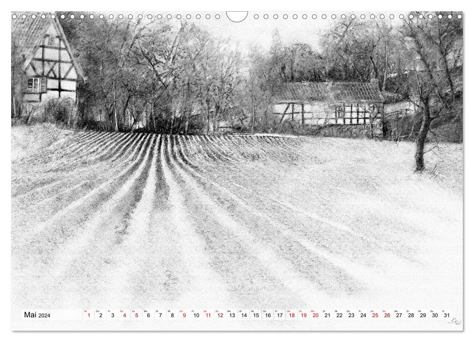 Somewhere in the Bergisches Land (CALVENDO wall calendar 2024) 