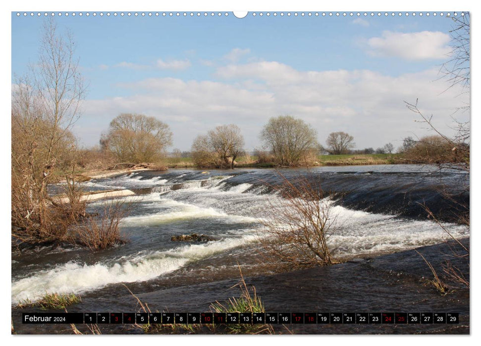Die Nahe - der "Wilde Fluss" der Kelten (CALVENDO Wandkalender 2024)