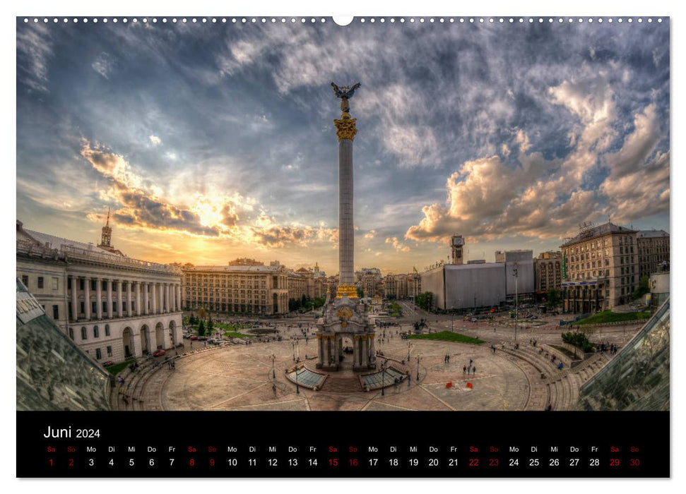 On the road in Kiev (CALVENDO wall calendar 2024) 