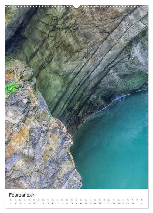 Breitachklamm im Sommer (CALVENDO Premium Wandkalender 2024)