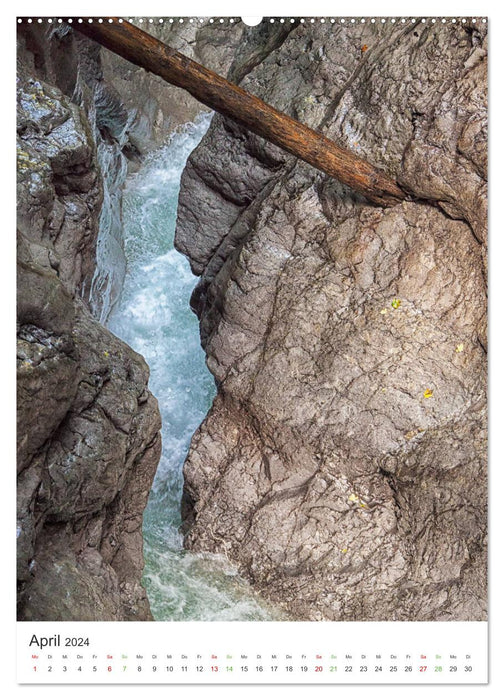 Breitachklamm im Sommer (CALVENDO Premium Wandkalender 2024)