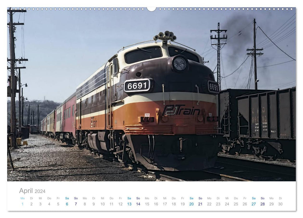 US diesel locomotives (CALVENDO wall calendar 2024) 