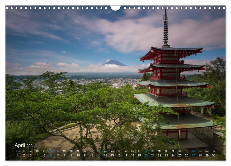 Japan - In the land of the rising sun (CALVENDO wall calendar 2024) 
