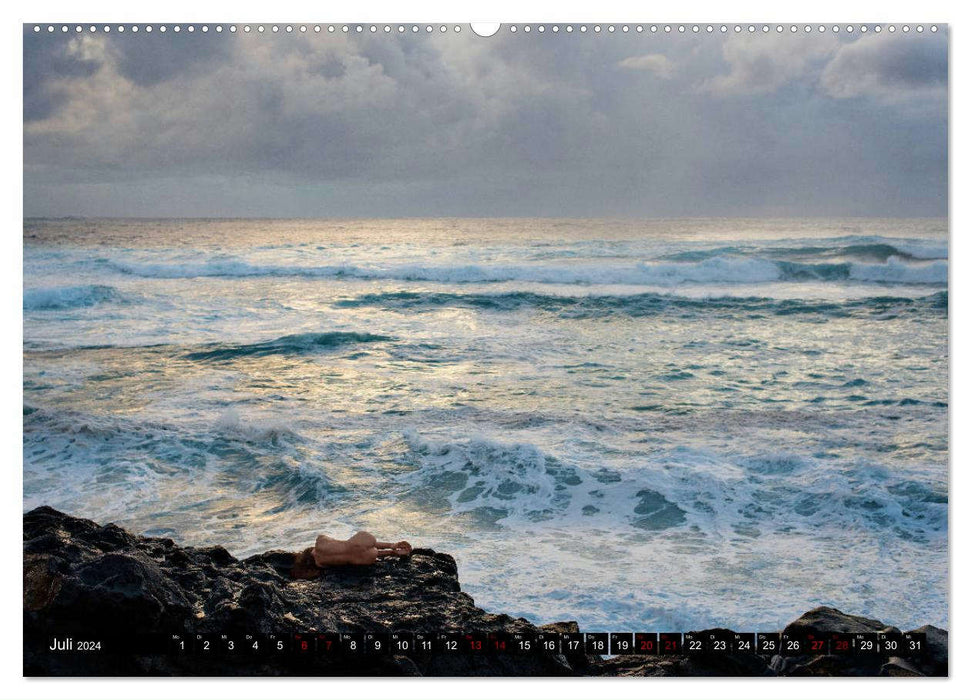 Lanzarote - Aktaufnahmen auf der Vulkaninsel (CALVENDO Premium Wandkalender 2024)