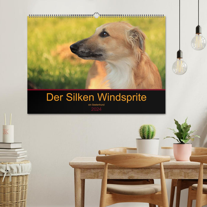 Le Silken Windsprite - un chien d'âme (Calendrier mural CALVENDO 2024) 