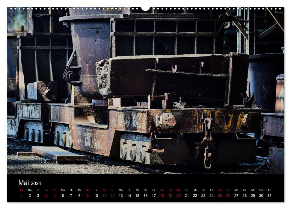 Im Alten Stahlwerk (CALVENDO Wandkalender 2024)