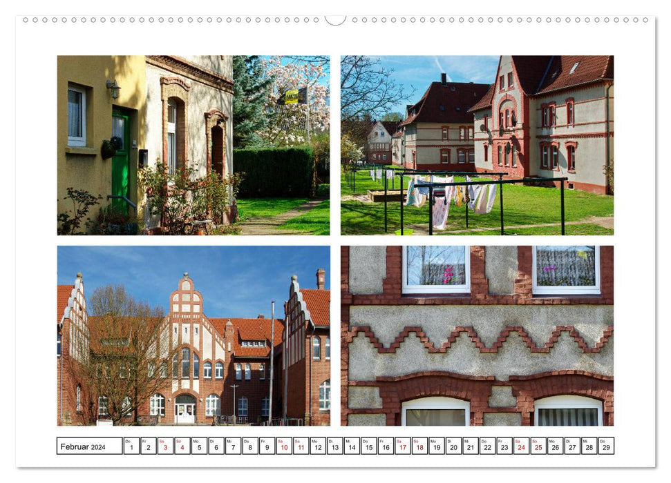 Garden cities in the Ruhr area (CALVENDO Premium wall calendar 2024) 