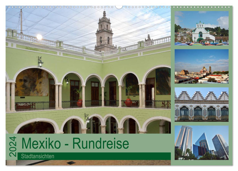 Mexique - aller-retour (calendrier mural CALVENDO 2024) 